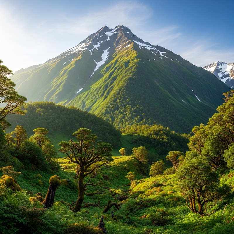 Big Green Mountain: Natural Majesty Amid Tranquil Beauty Big Green Mountain: Natural Majesty Amid Tranquil Beauty