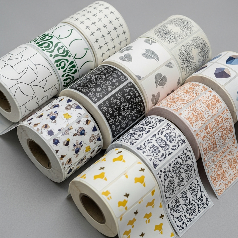 Flexographic Printing: Diverse Self-Adhesive Label Rolls