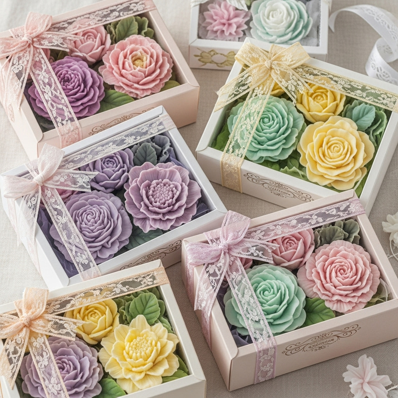 Romantic Soap Flower Gift Boxes | Effortlessly Elegant Romantic Soap Flower Gift Boxes | Effortlessly Elegant