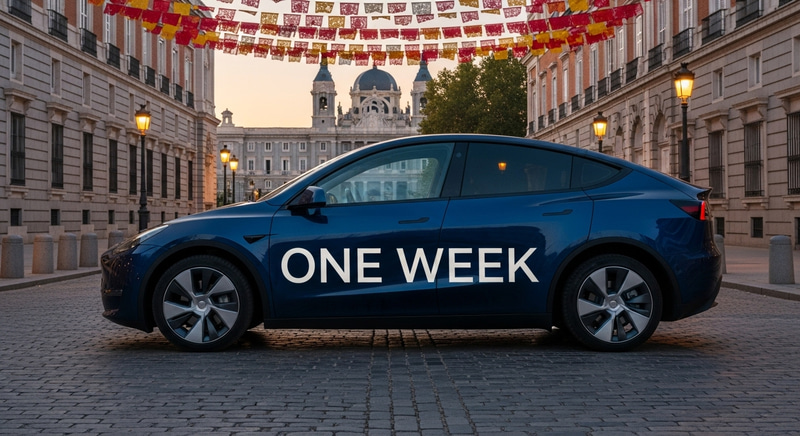 Tesla Model Y in Madrid: Discover in ONE WEEK! Tesla Model Y in Madrid: Discover in ONE WEEK!