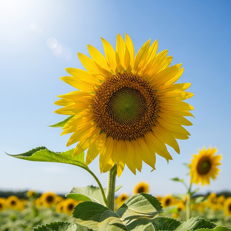 Detailed View of Girasol Sunflower | Nature Photography