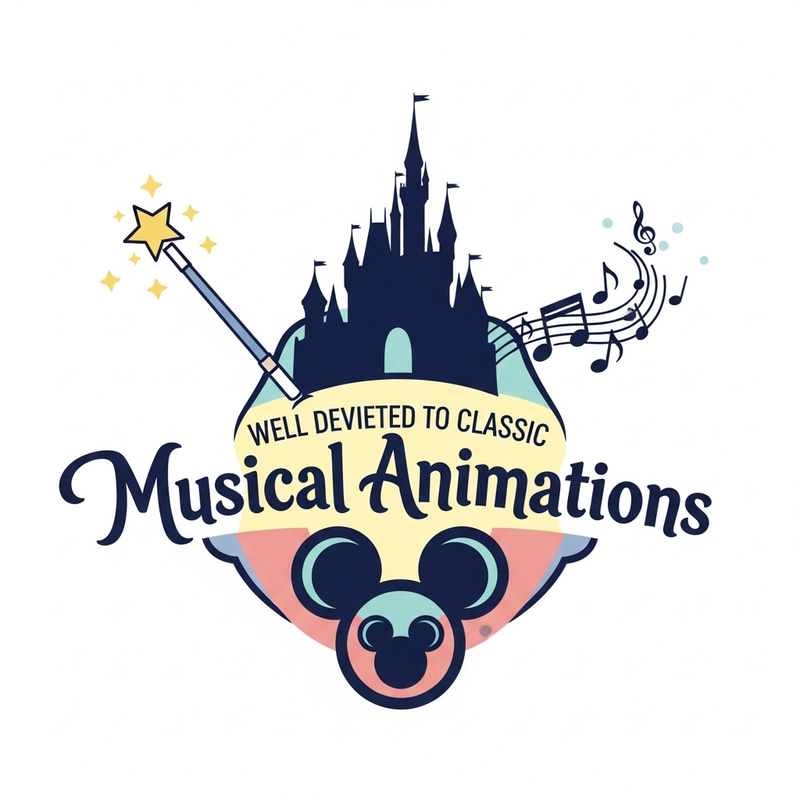 Vibrant Disney Musical Event Logo Design Vibrant Disney Musical Event Logo Design