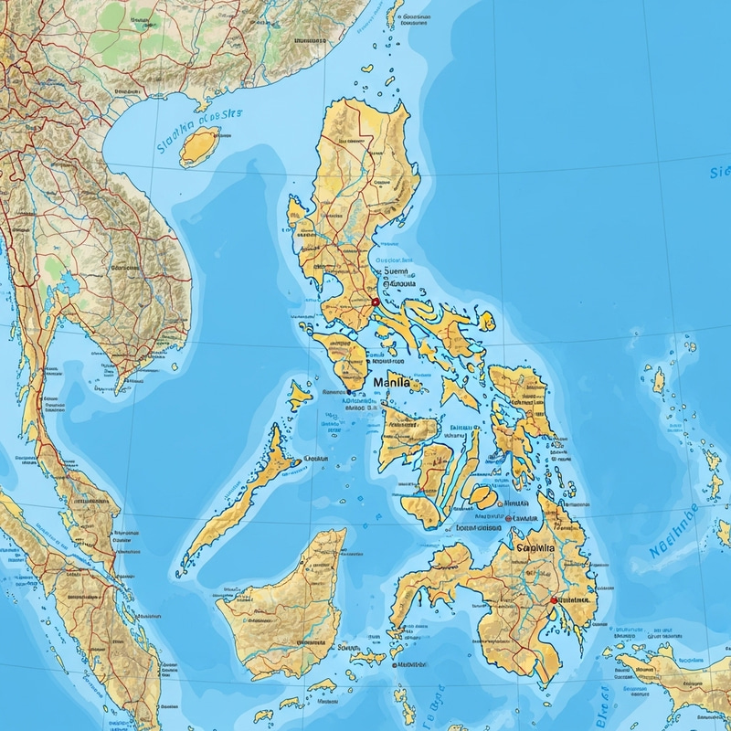 Philippine Map Illustration: Geography & Features