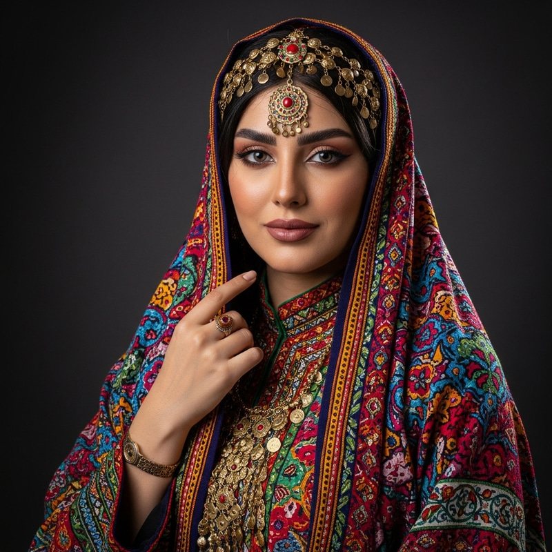 Iranian Attire: Vibrant Hues & Persian Miniature Art