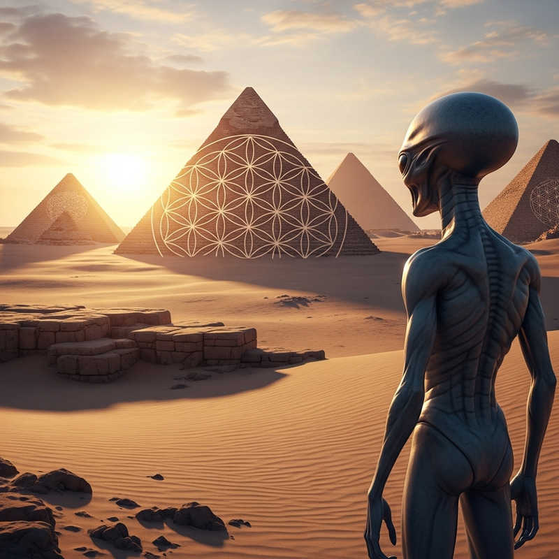 Sacred Geometry and Alien Encounter in Desert Sacred Geometry and Alien Encounter in Desert