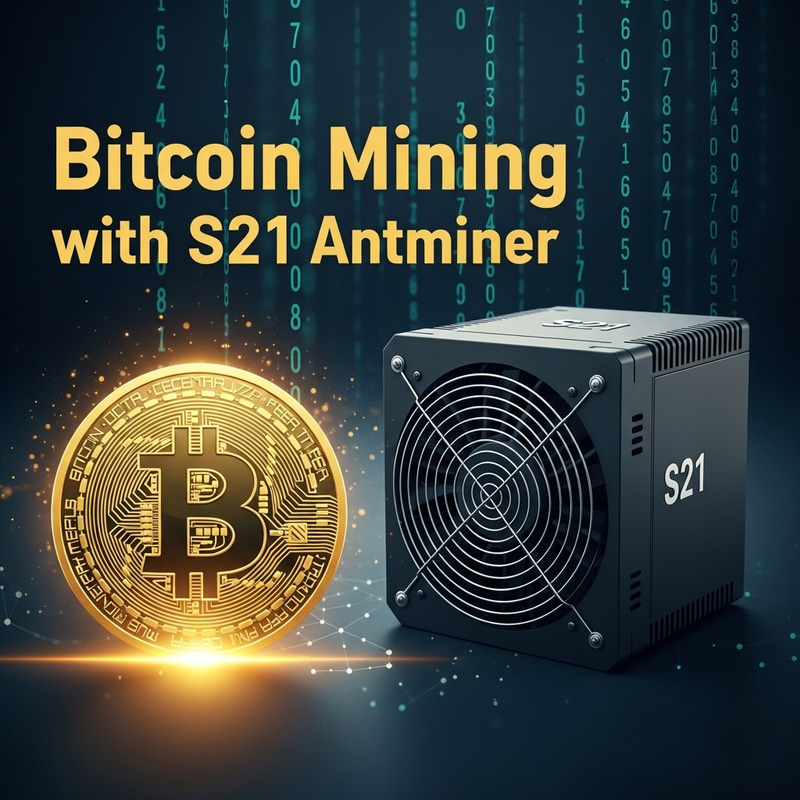 Crypto Mining with S21 Antminer - YouTube Thumbnail Crypto Mining with S21 Antminer - YouTube Thumbnail