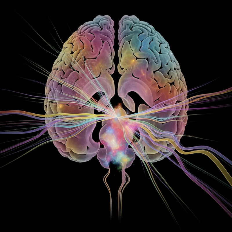 Nucleus Accumbens Abstract Art | Brain Reward Circuit Symbolism