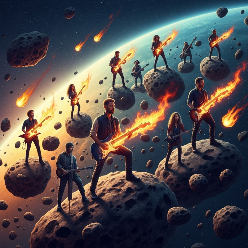 Cosmic Rock Gods: Astral Voyage Through Asteroid Fields Cosmic Rock Gods: Astral Voyage Through Asteroid Fields