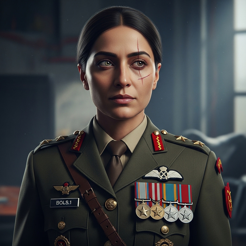 Brave Female War Heroine of South Asia