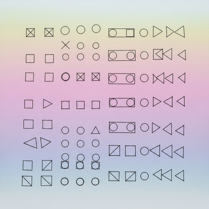 Repetition Drawing: Patterns of Shapes & Formations for Rhythm