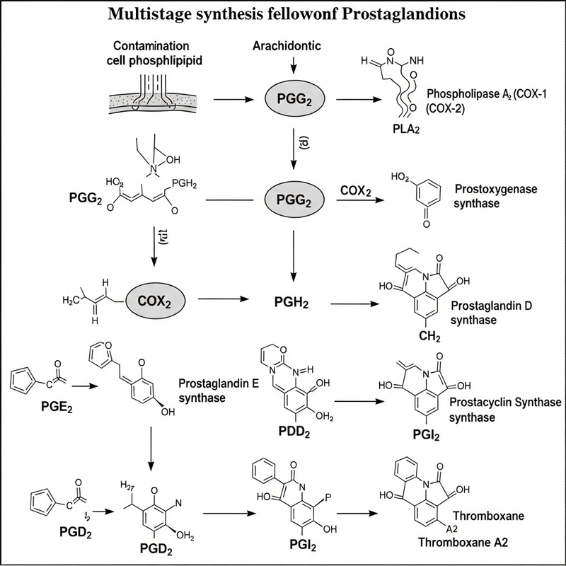 Prostaglandin Synthesis: Steps Leading to Contamination Prostaglandin Synthesis: Steps Leading to Contamination