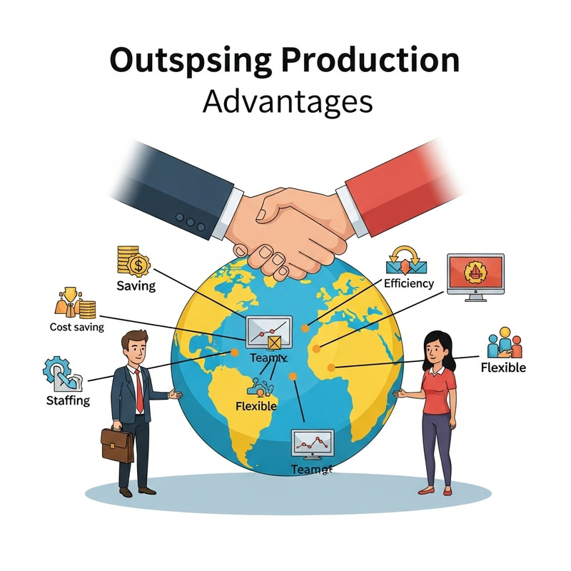 Benefits of Outsourcing Production Explained Benefits of Outsourcing Production Explained
