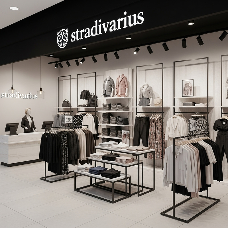 Explore Stradivarius Store Layout at Posnania Mall in Poznan, Poland