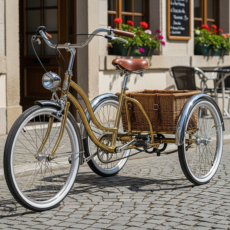 Stylish Tricycle for Adventurous Rides Stylish Tricycle for Adventurous Rides