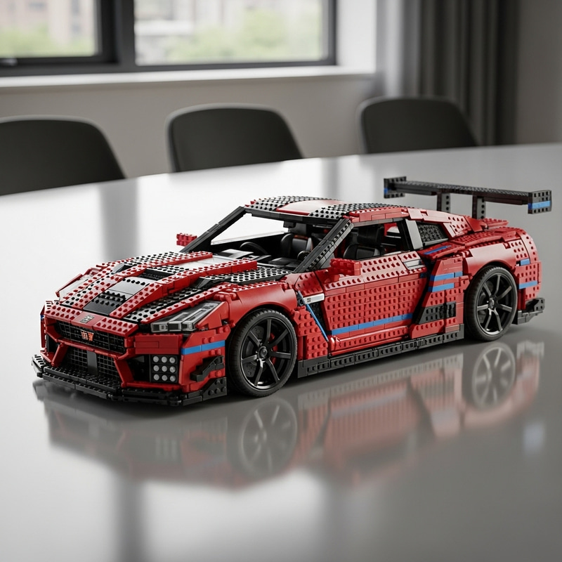 Lego GTR Building Blocks | High-Performance, Aerodynamic Design
