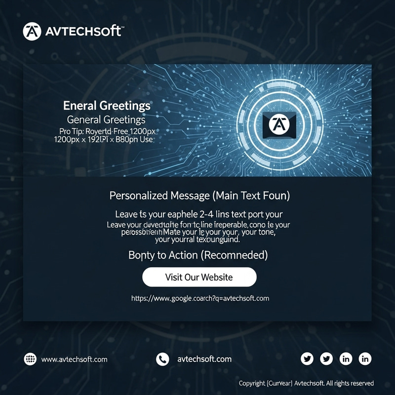 Professional E-Card Design by Avtechsoft Professional E-Card Design by Avtechsoft