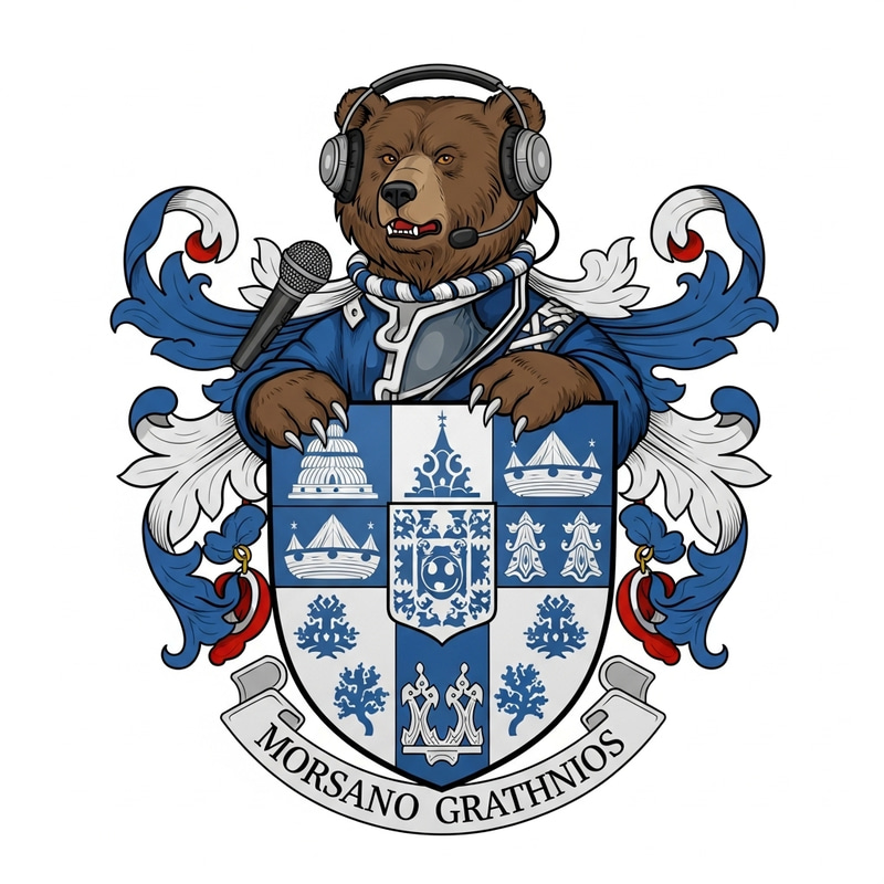 Bear Coat of Arms with Headphones & Microphone Bear Coat of Arms with Headphones & Microphone
