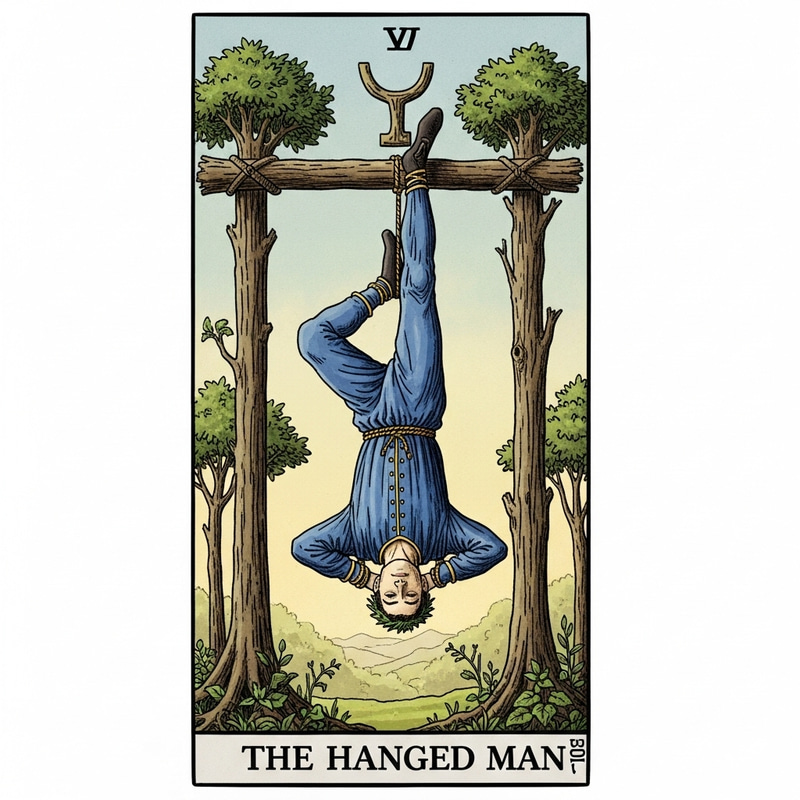 The Hanged Man Tarot Card: Symbolism & Meaning The Hanged Man Tarot Card: Symbolism & Meaning