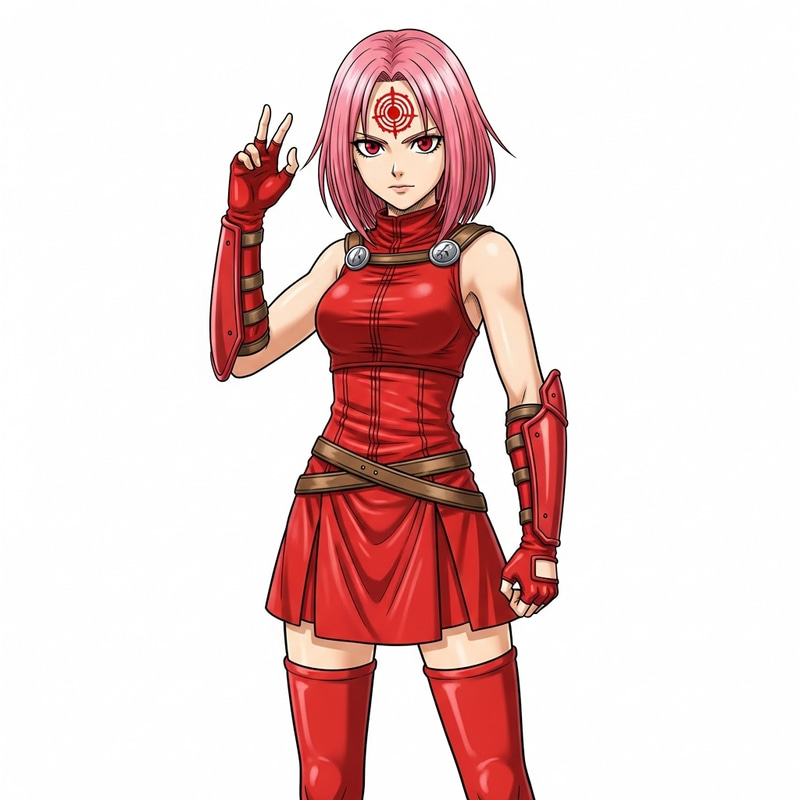Sakura Haruno: Iconic Anime Character with Pink Hair and Athletic Persona Sakura Haruno: Iconic Anime Character with Pink Hair and Athletic Persona