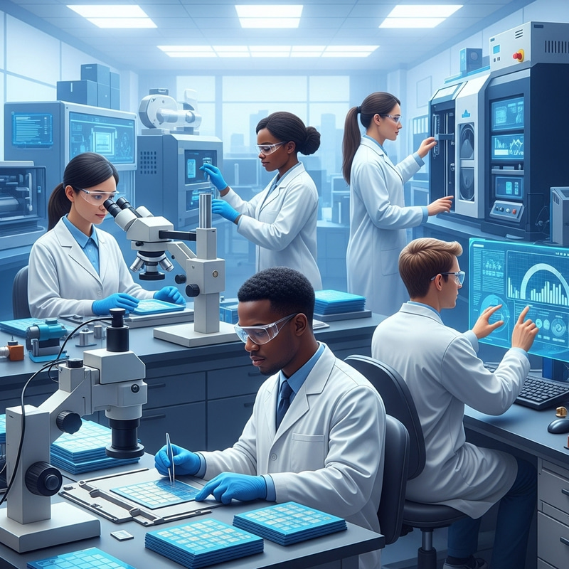 Innovative Microelectronics Lab: Modern Technology Showcase