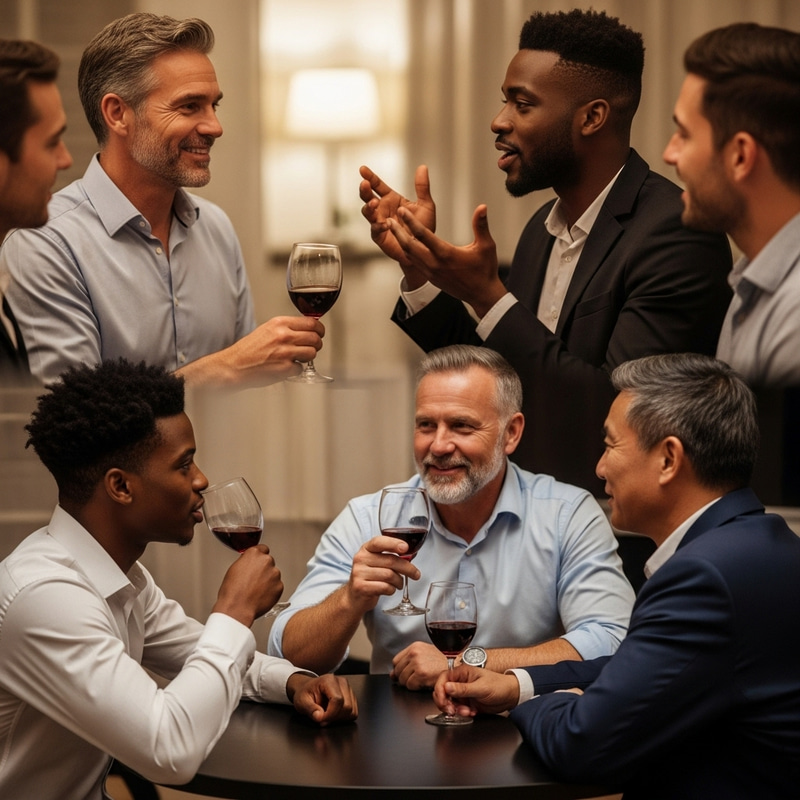 South African Gay Men Speed Dating with Wine