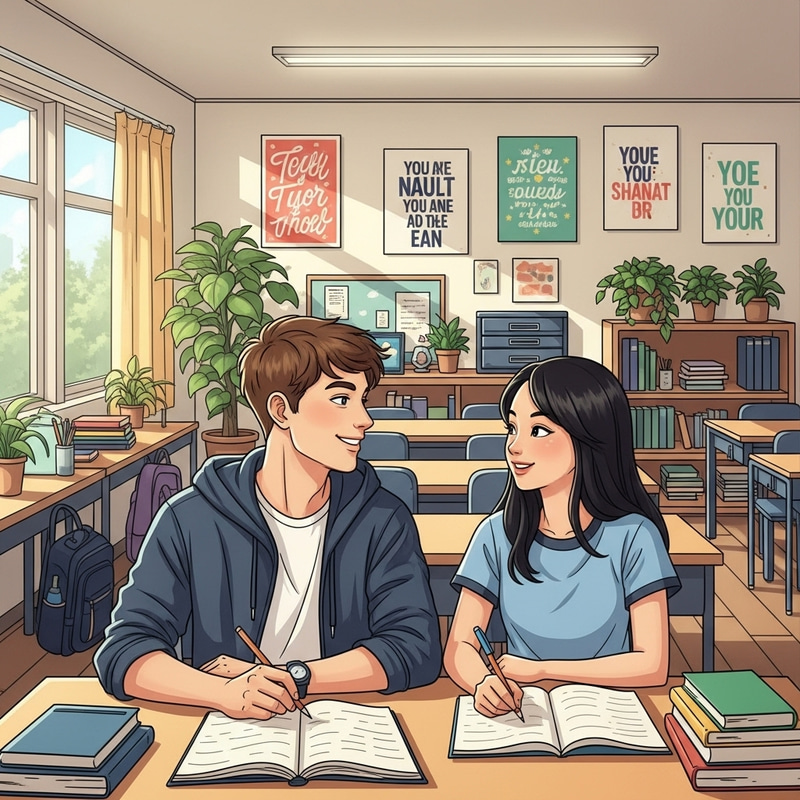 High School Love: Moments of Happiness in School Life High School Love: Moments of Happiness in School Life