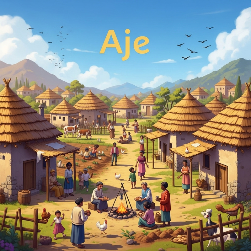 Life in Aje Village: Diverse Daily Routines & Cultural Harmony