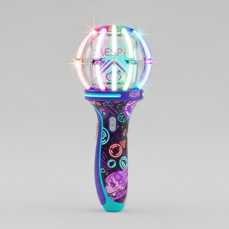 Kpop Lightstick - Aespa 3D Theme Kpop Lightstick - Aespa 3D Theme