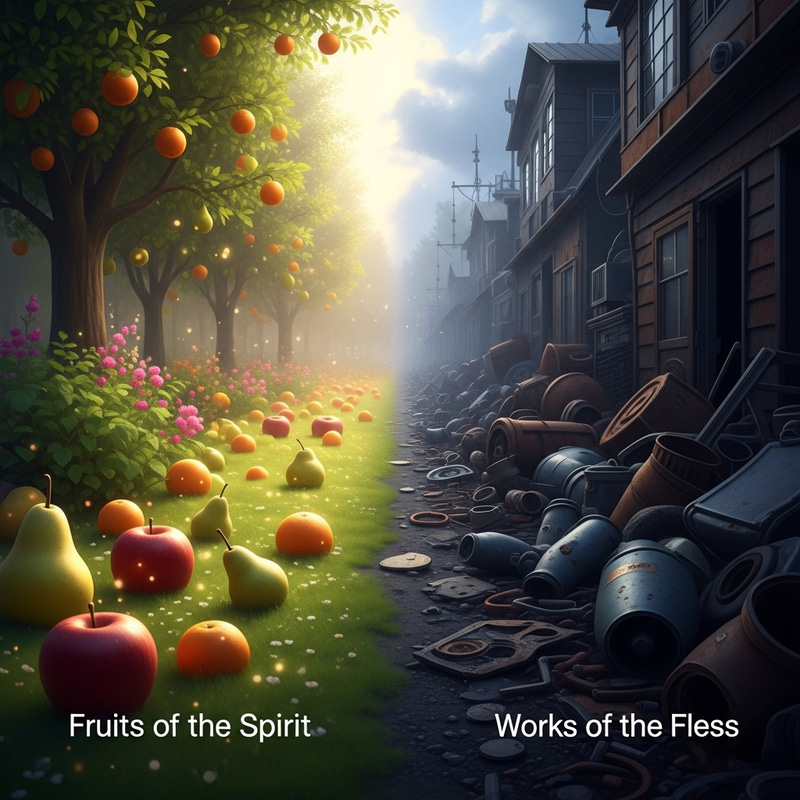 Spiritual Dichotomy: Fruits vs. Works Spiritual Dichotomy: Fruits vs. Works
