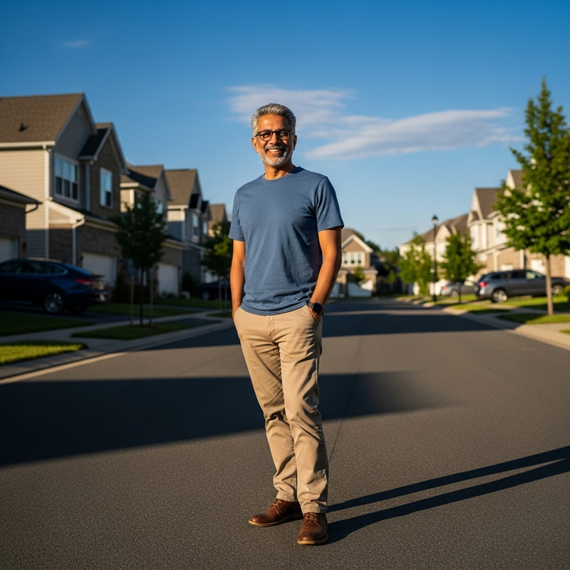 Dhruv: Middle-Aged Man with Friendly Smile Dhruv: Middle-Aged Man with Friendly Smile