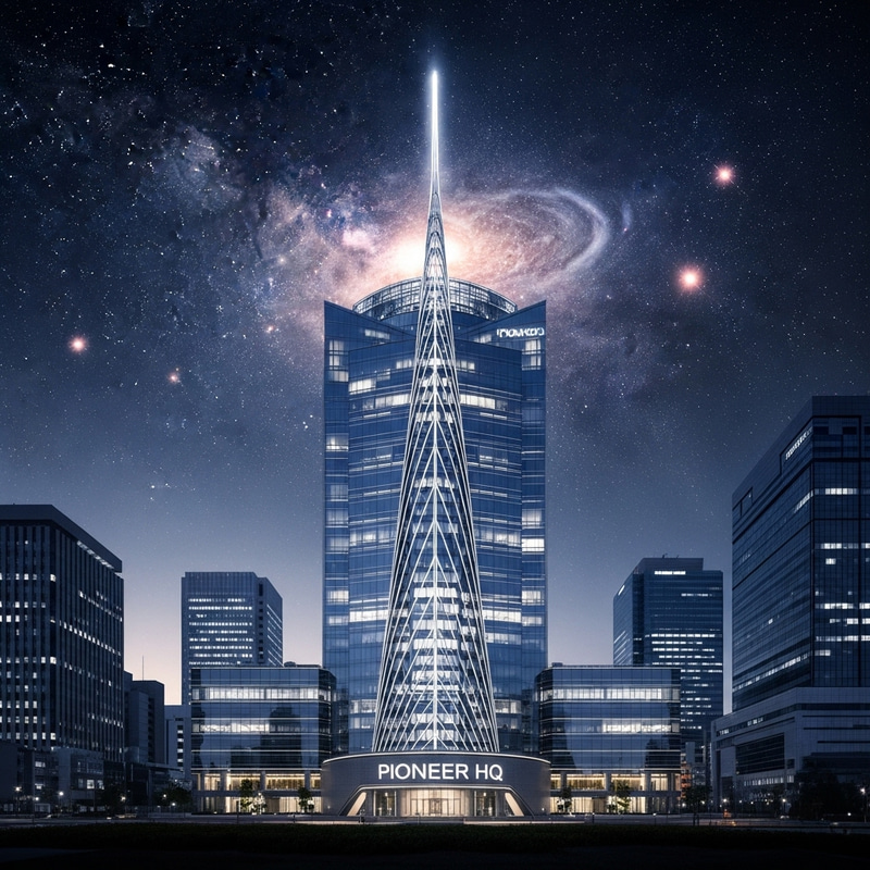 Cool Headquarters Building in Nagoya with Unique Design