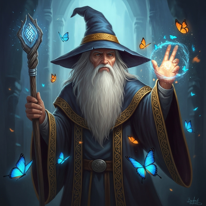Stunning Wizard Casting Enchanting Spell | Fantasy Epic Stunning Wizard Casting Enchanting Spell | Fantasy Epic