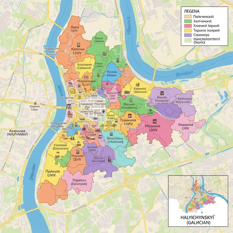 Administrative Structure of Galician District in Lviv Administrative Structure of Galician District in Lviv