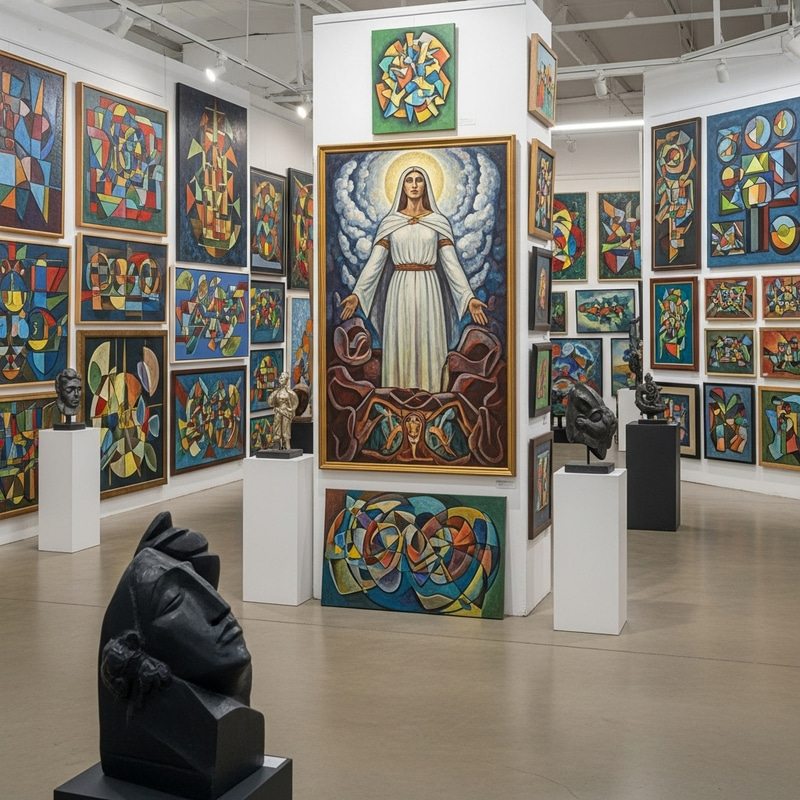 Eco-Friendly Art Gallery: Abstract Paintings & Sculptures Eco-Friendly Art Gallery: Abstract Paintings & Sculptures