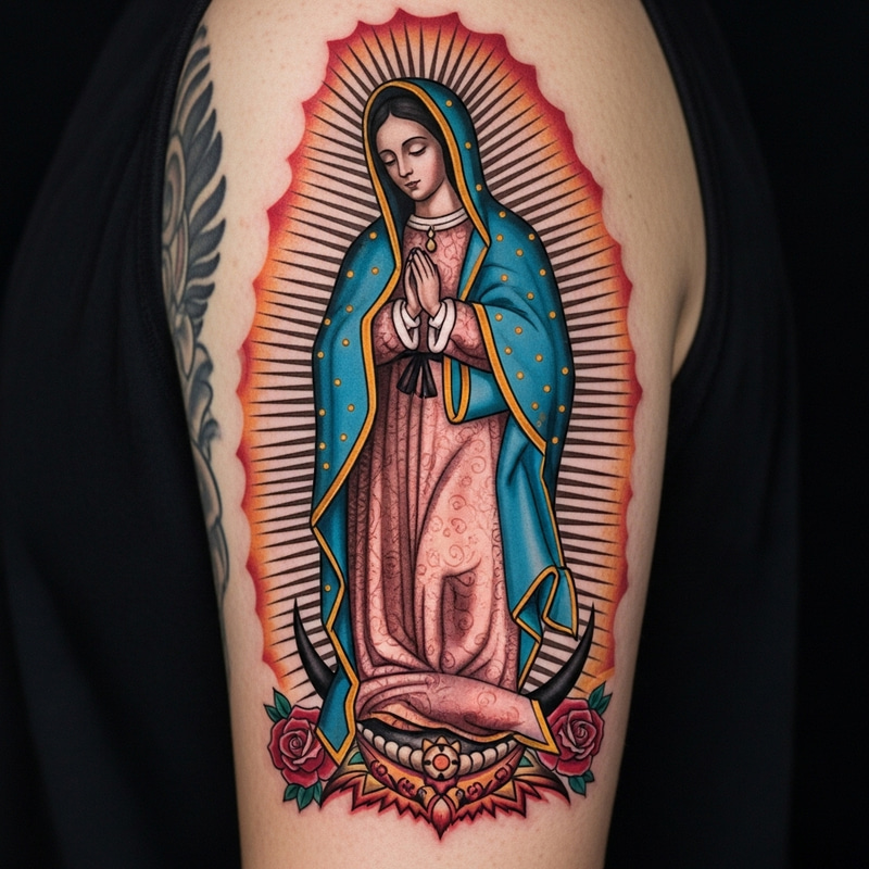 Virgen de Guadalupe Tattoo Designs | Intricate Art Virgen de Guadalupe Tattoo Designs | Intricate Art