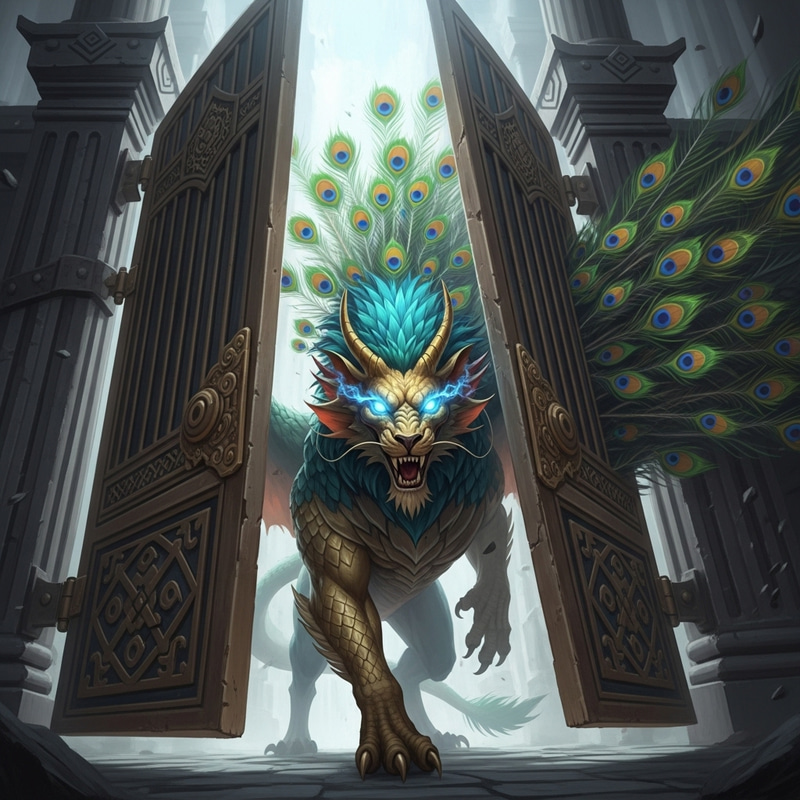 Unleash the Beast - Mythical Gate Beast Scene