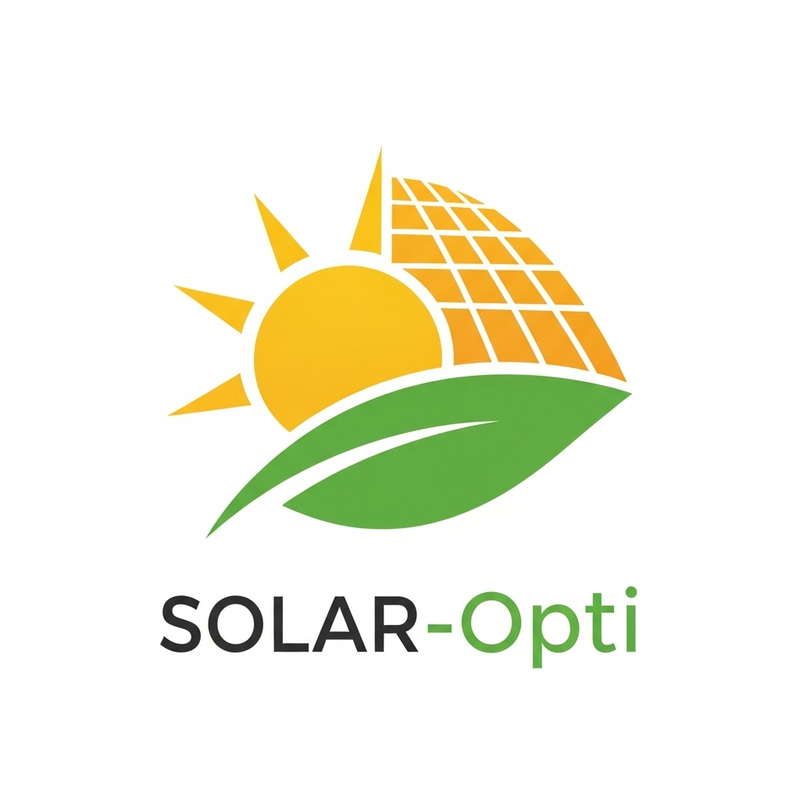 Simple and Effective Solar-Opti Logo for Business