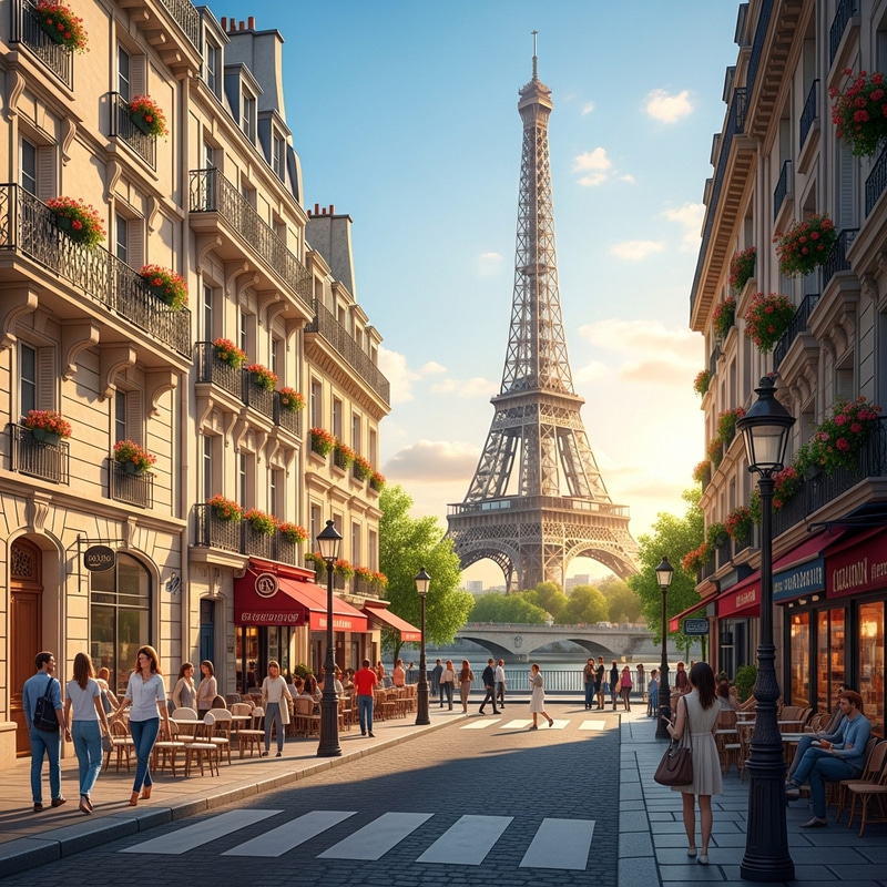 Springtime in Paris: Eiffel Tower & Charming Streets Springtime in Paris: Eiffel Tower & Charming Streets