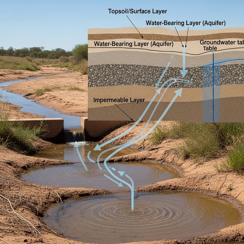 Artificial Recharge: Enhancing Water Supply with Directed Flow