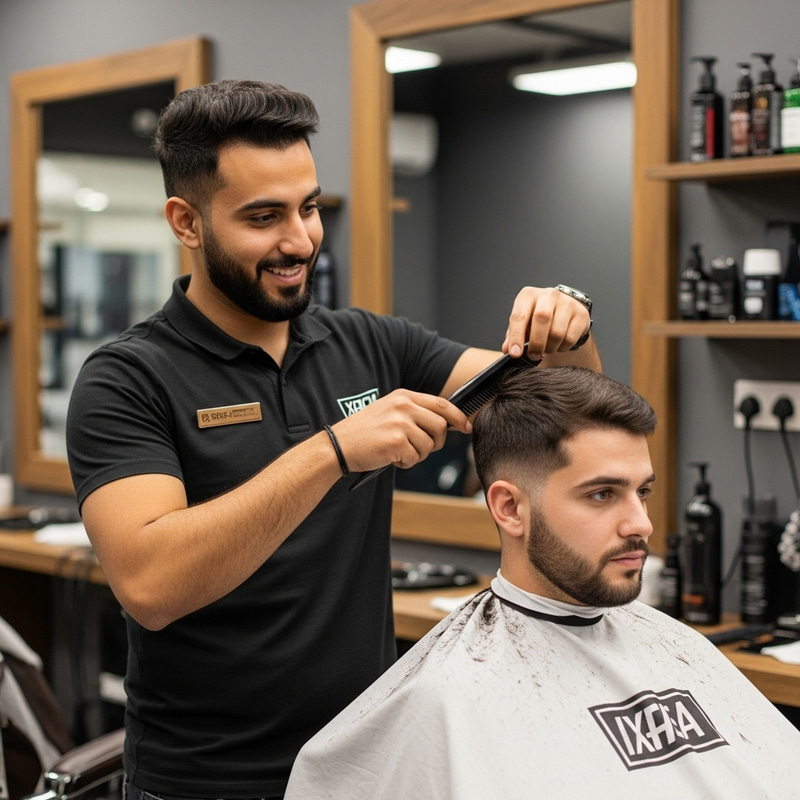 Modern Barber Shop: High-Quality Grooming Techniques & Lifestyle Photography