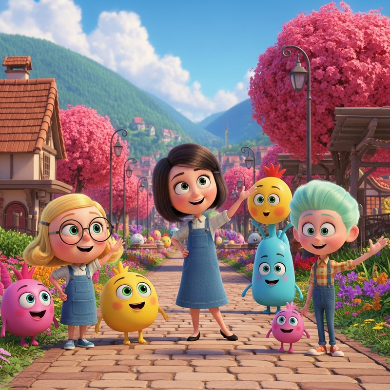 Colorful and Joyful Animation Inspired by Pixar Colorful and Joyful Animation Inspired by Pixar