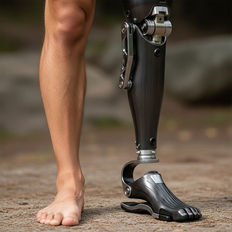 Organic Leg vs. Metallic Prosthetic: A Tale of Resilience Organic Leg vs. Metallic Prosthetic: A Tale of Resilience