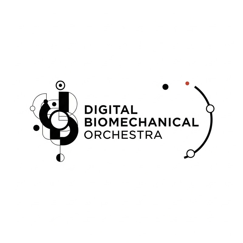 Minimalist Logo for Digital Biomechanical Orchestra Minimalist Logo for Digital Biomechanical Orchestra