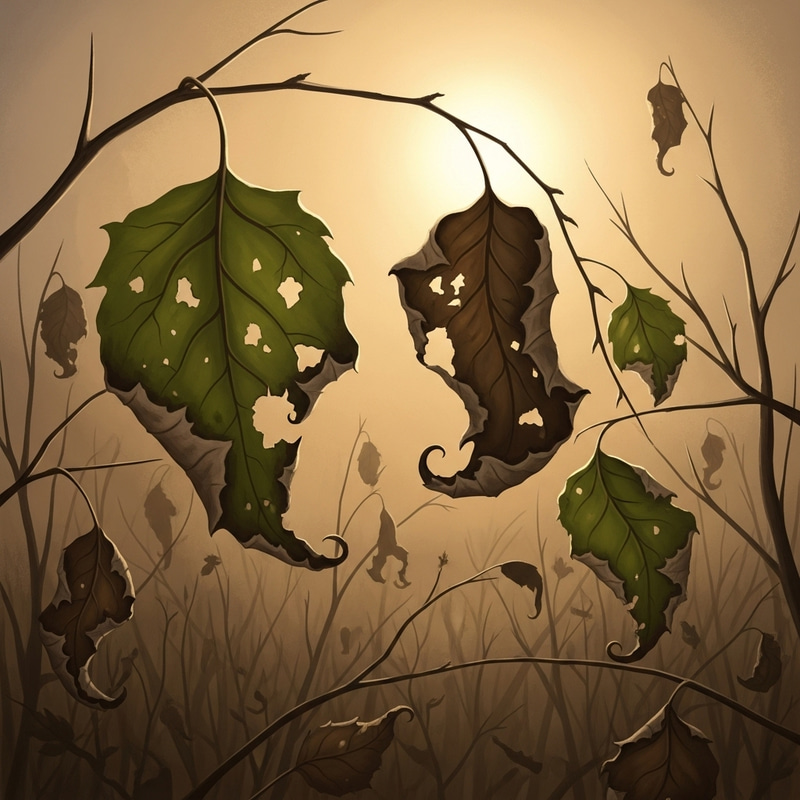 Abstract Drought-Affected Leaves: Resilience Personified Abstract Drought-Affected Leaves: Resilience Personified