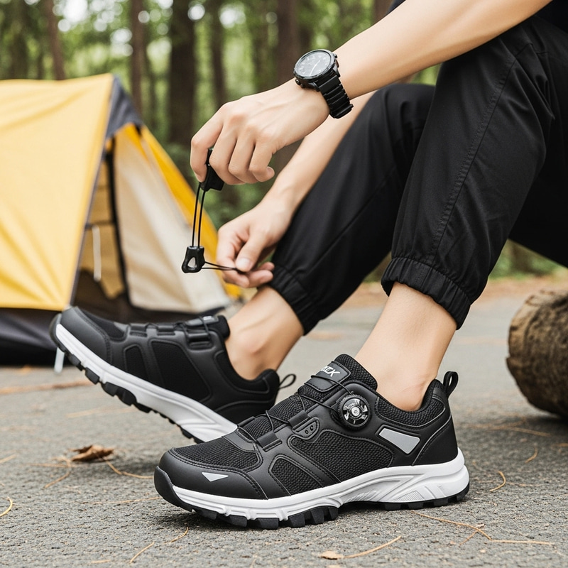 Breathable Lockable Cycling Shoes | Durable, Shock-absorbing, Rubber Sole for Outdoor Activities Breathable Lockable Cycling Shoes | Durable, Shock-absorbing, Rubber Sole for Outdoor Activities