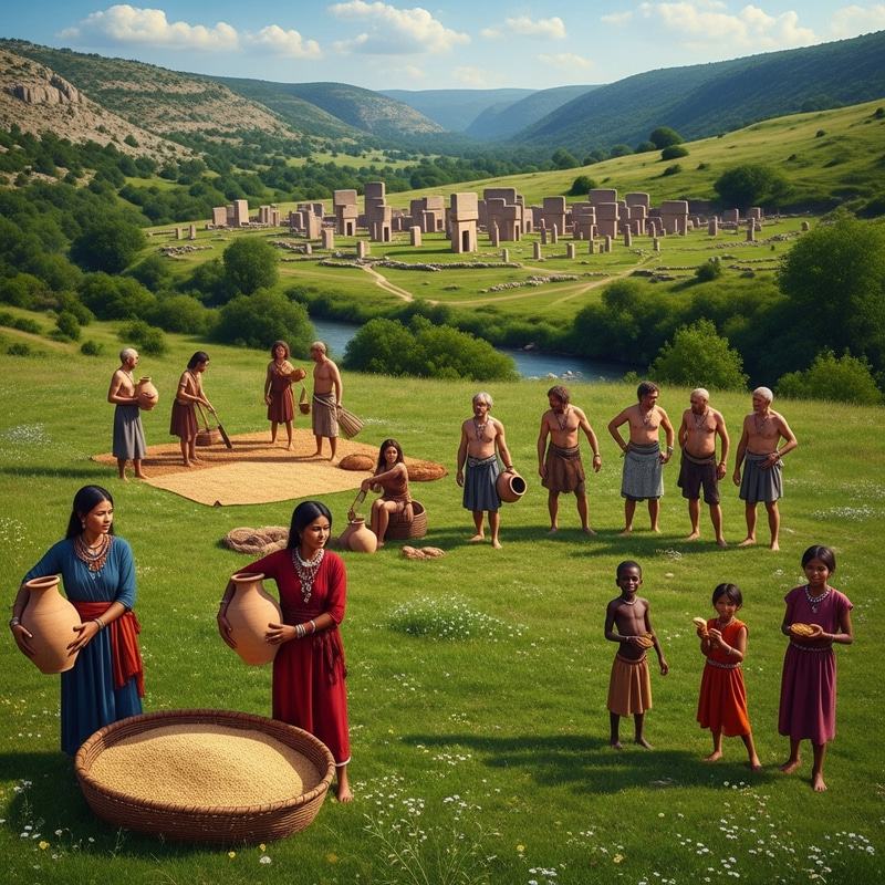 Hunter-Gatherer Farming in Göbeklitepe Valleyscape Hunter-Gatherer Farming in Göbeklitepe Valleyscape