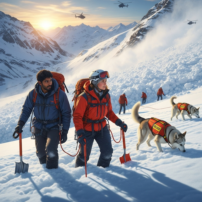 Grevena Avalanche Rescue: Heroic Snow Rescue Effort Grevena Avalanche Rescue: Heroic Snow Rescue Effort