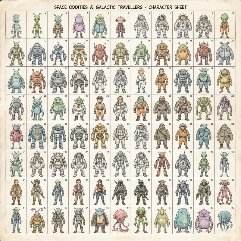 Anime Space Characters: 80 Unique Designs