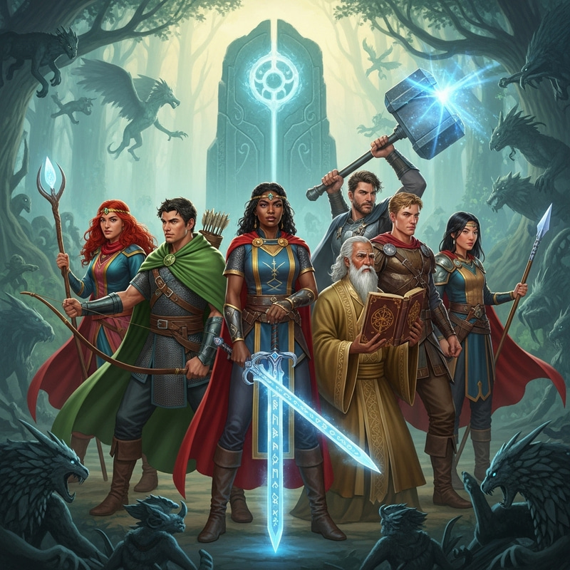 Legend of Heroes: Legendary Group in Ancient Forest
