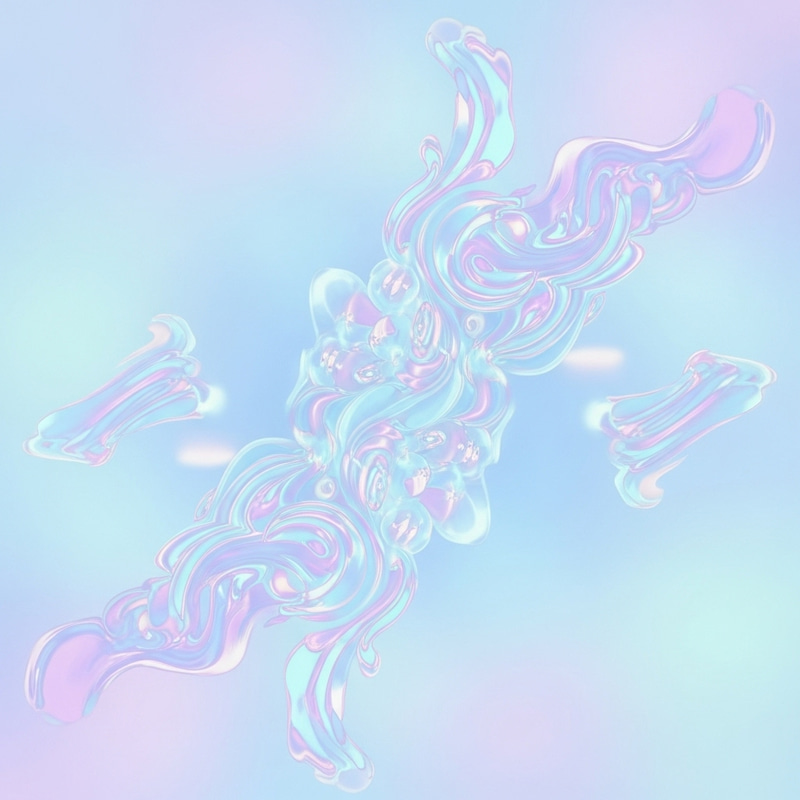 Serene Dreams | Dreamy Pastel Blue and Lavender Abstract Design Serene Dreams | Dreamy Pastel Blue and Lavender Abstract Design